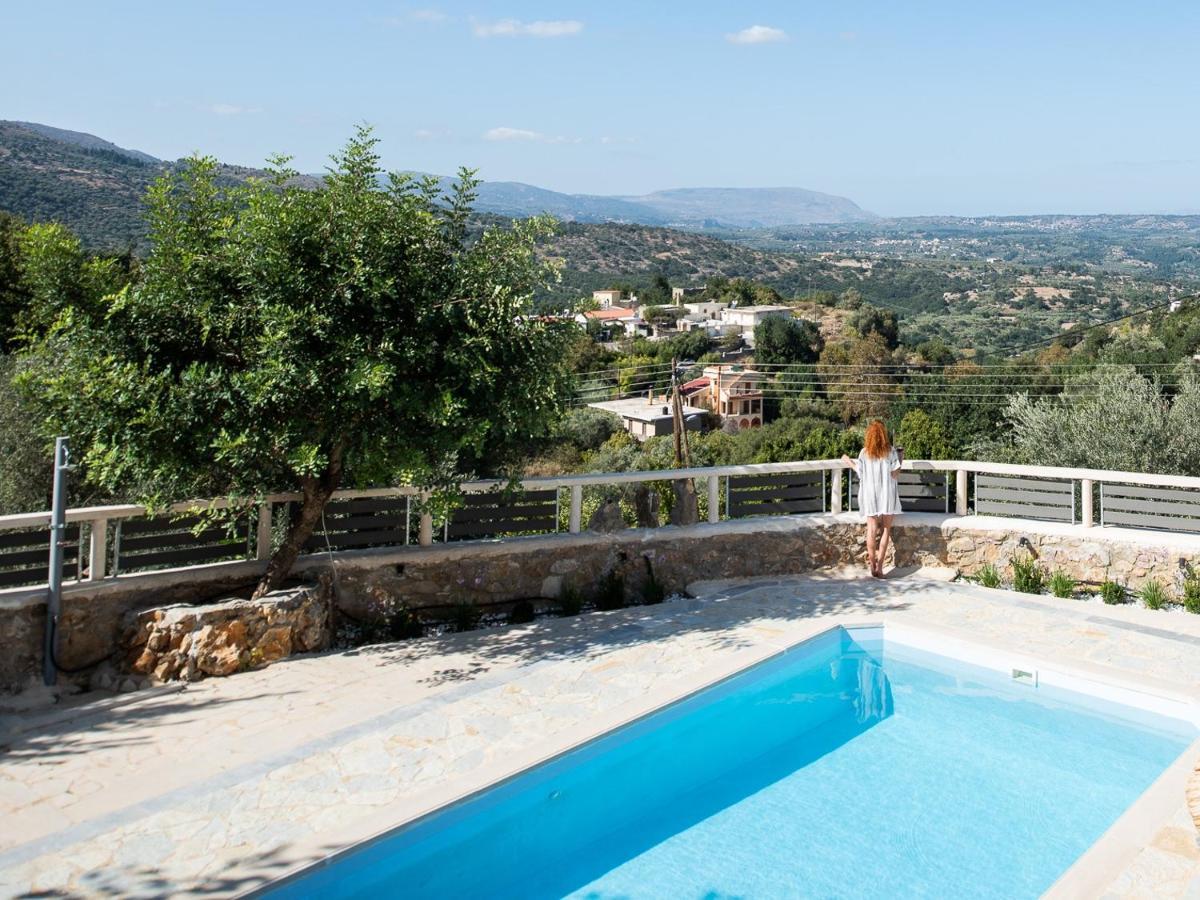 Prinus Country Retreat Apokoronas, Heated Pool, 13Km From The Sea Βίλα Embrosneros Εξωτερικό φωτογραφία